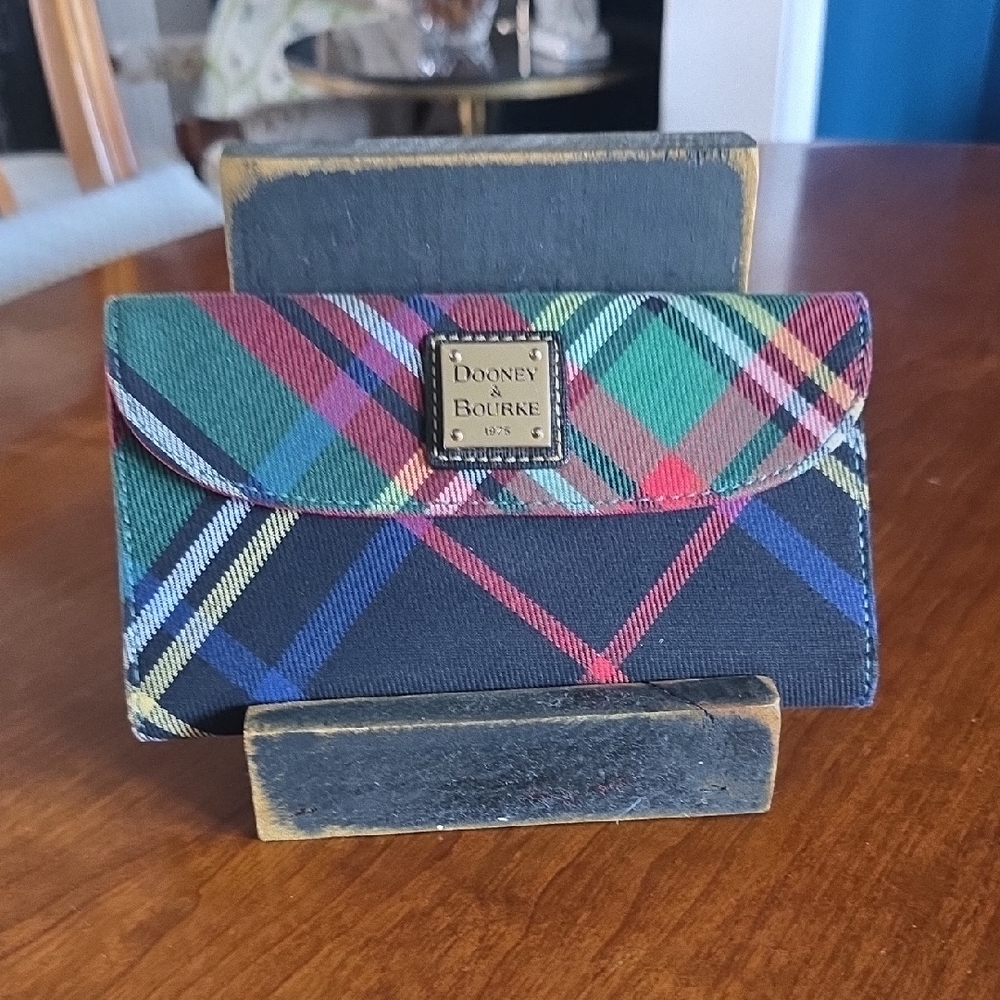 Dooney & Bourke Tartan Plaid Wallet